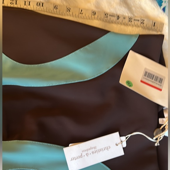 Brand New Italian High Waist Stretchy Pencil Brown Skirt IT 46 USA 8 - Picture 3 of 8